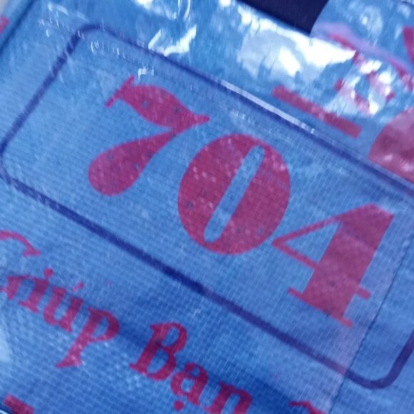 COPY - Catfish Handmade In Cambodia Traders 100% Recycled Material Messenger Bag - Picture 4 of 10